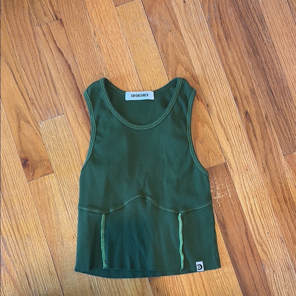 Daydreamer Green Sleeveless Top